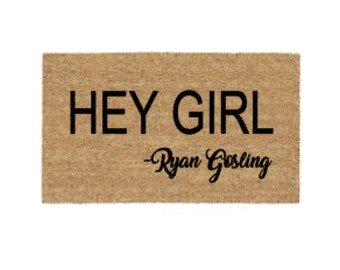 Ryan Gosling Doormat Etsy