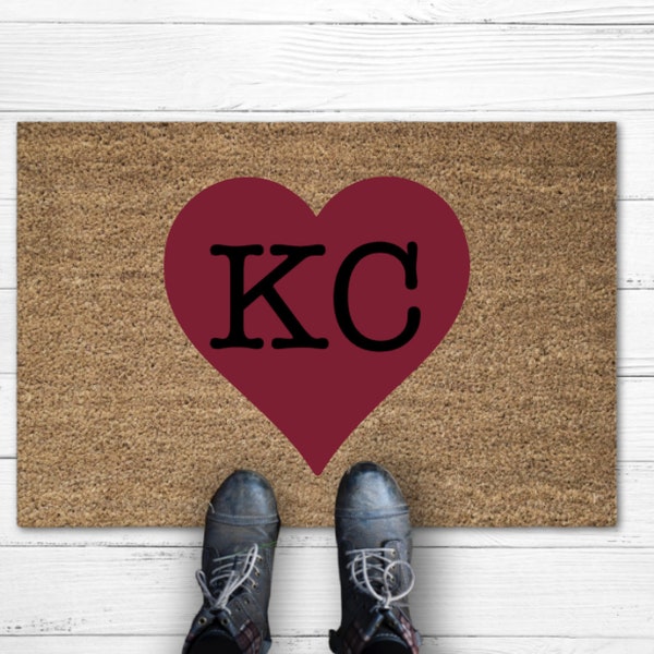 Kansas City Chiefs Door Mat Etsy