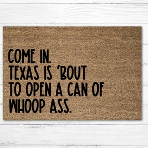 Texas Leopard Doormat Texas Leopard Doormat