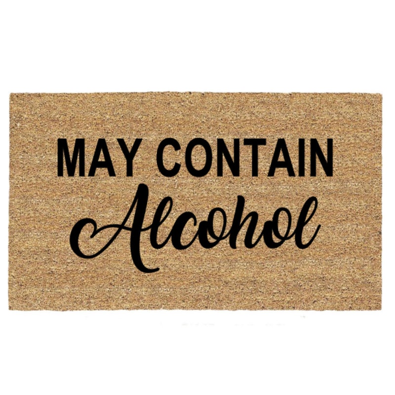 Alcohol Doormat - Etsy