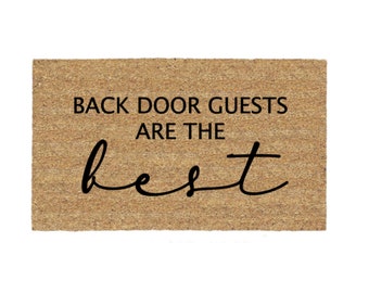 BACK DOOR FRIENDS ARE BEST Sign Porch Plaque You Choose Colors! BACK DOOR FRIENDS ARE BEST Sign Porch Plaque You Choose Colors!