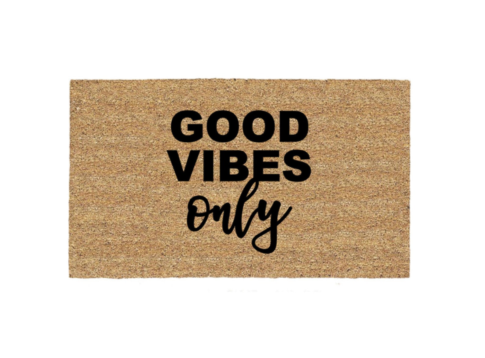 Good Vibes Only Doormat Rug Funny Doormat Custom Door Mat Etsy