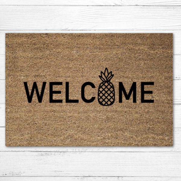 Pineapple Door Mat Etsy