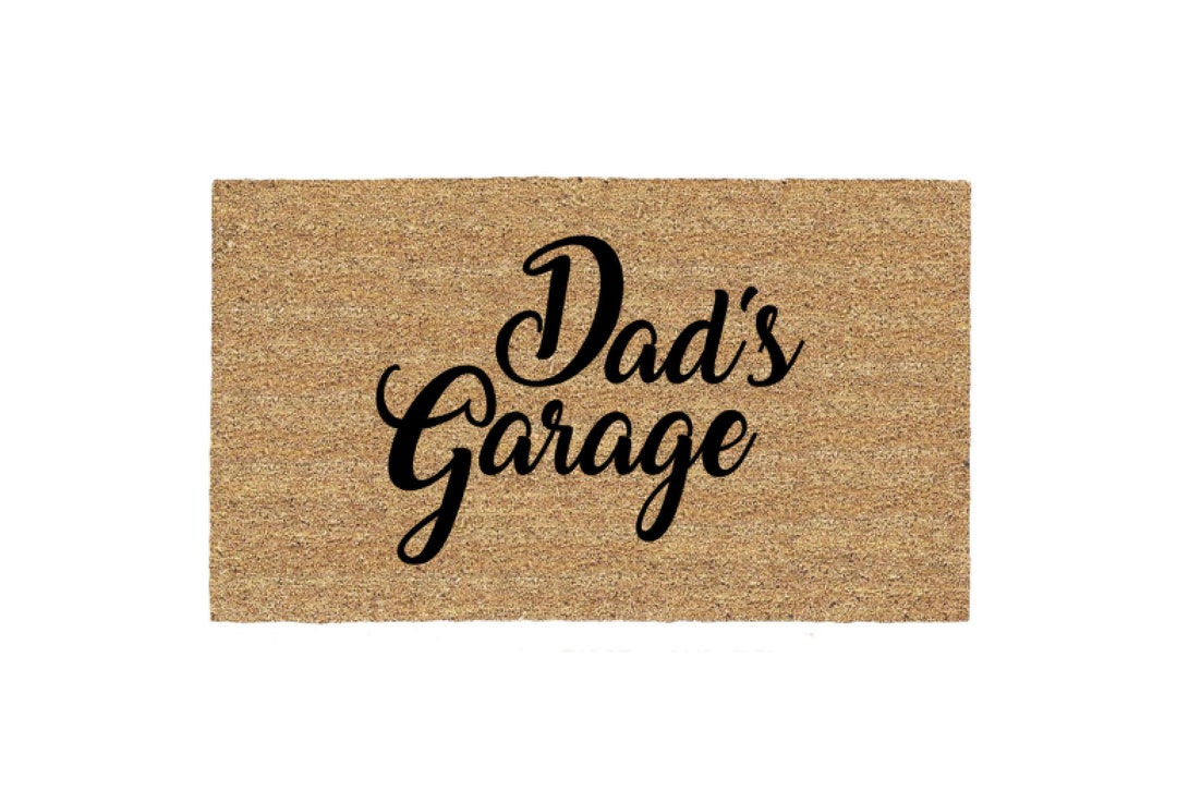 Dad's Garage Doormat Rug Funny Doormat Custom Door Mat Etsy Ireland