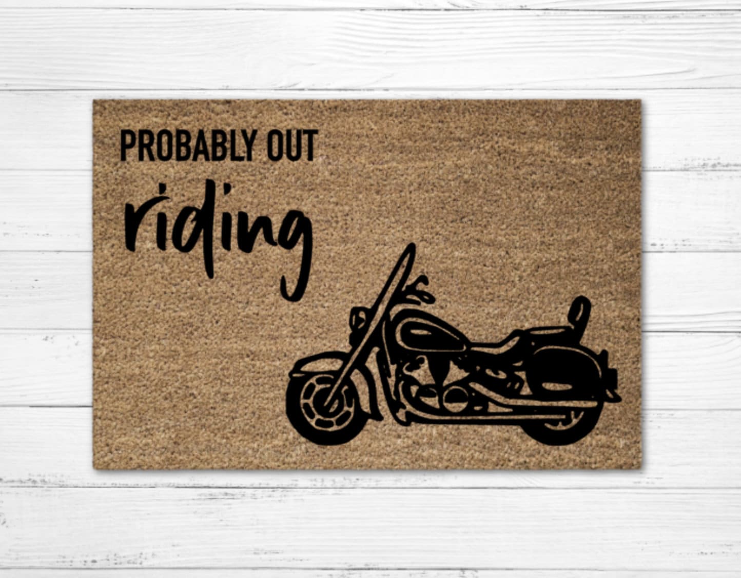 Harley-Davidson® Bar & Shield Riders Welcome Entry Mat, Rubber & Coco  Material - Wisconsin Harley-Davidson