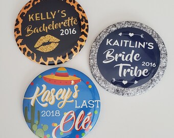 Aangepaste 3in Bachelorette Buttons