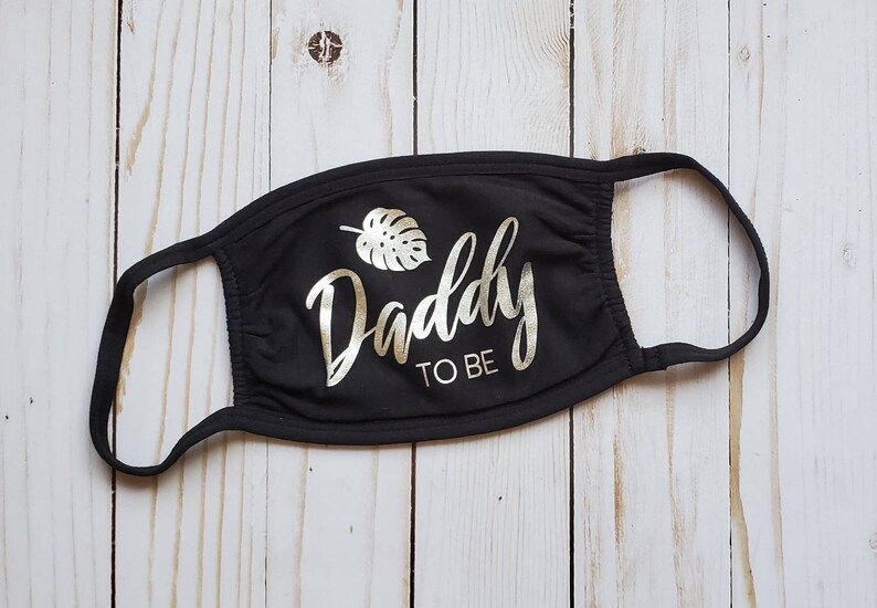 Baby Shower Masks Tropical Mommy Daddy Face Masks Etsy