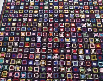 7x7 afghan handmade blanket, handmade crochet cover, crochet throws cover, crochet handmade quilts, Crochet quilts Bedspread, bed cover