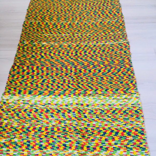 2x5 colorful area rug, door mat, handmade kilim, kitchen rug, bathroom rug, area kilim, kids rug, colorful rug, sweet rug, terrace rug,