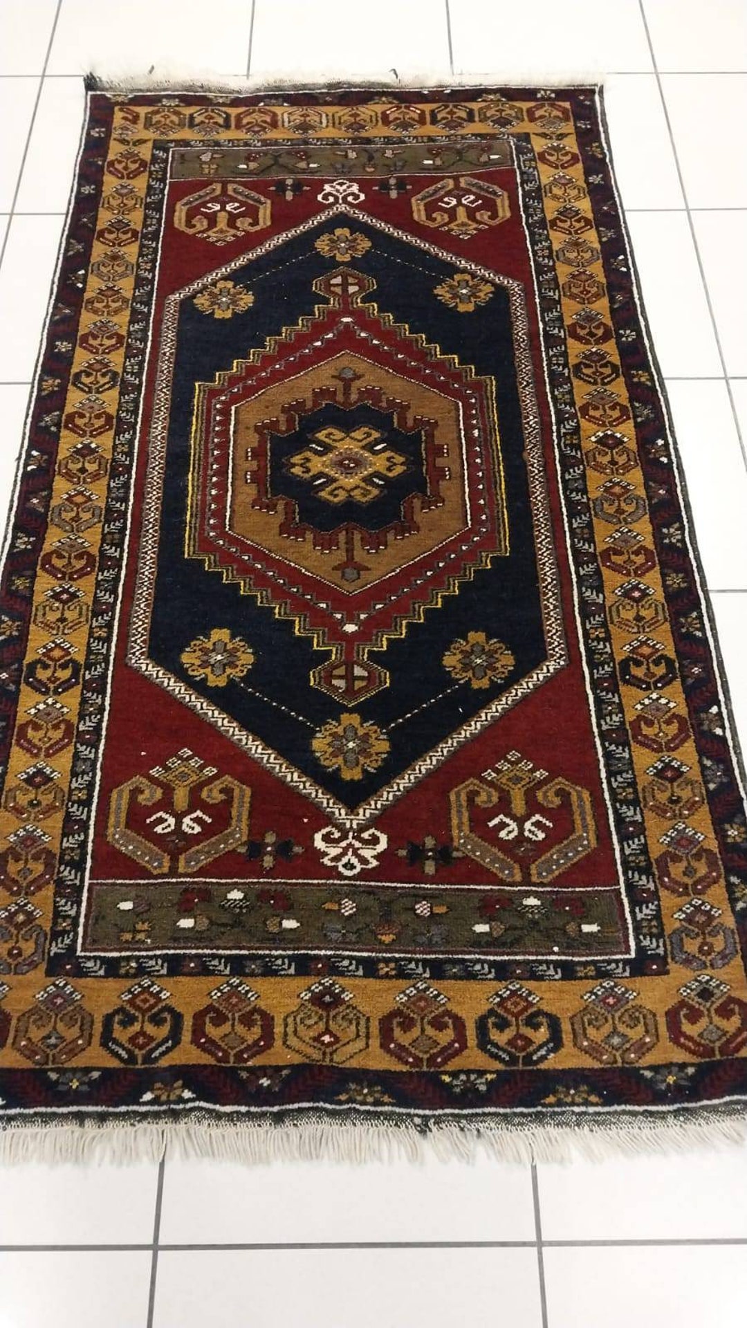 3x6 Anatolian Yahyali Carpet, Vintage Rug, Turkish Rug, Antique Rug, Tribal Rug, Hand Knotted