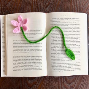 Oleander Flower Bookmark Crochet PDF Pattern