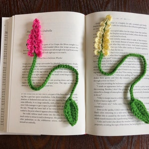 Snapdragon Bookmark Crochet PDF Pattern | Easy Beginner Crochet Tutorial | Flower with Stem and Leaf | Quick Spring and Summer Crafts Ideas