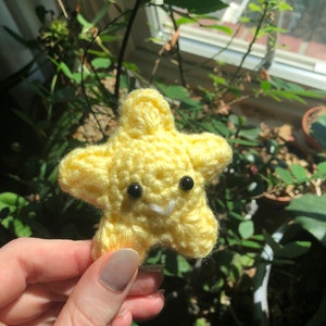 Mini zeester amigurumi pdf-haakpatroon | Leuke gevulde zeevis-zelfstudie voor beginners | Instructies voor kinderspeelgoed | Kleine pluche sleutelhanger