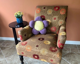 Flower Pillow Crochet PDF Pattern