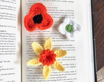 Daffodil Poppy and Dogwood Flower Applique Crochet PDF Pattern Bundle | Value Crochet Floral Set | Beginner Simple Easy Crochet Project