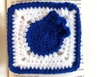 Blueberry Grandma vierkant gehaakt pdf-patroon