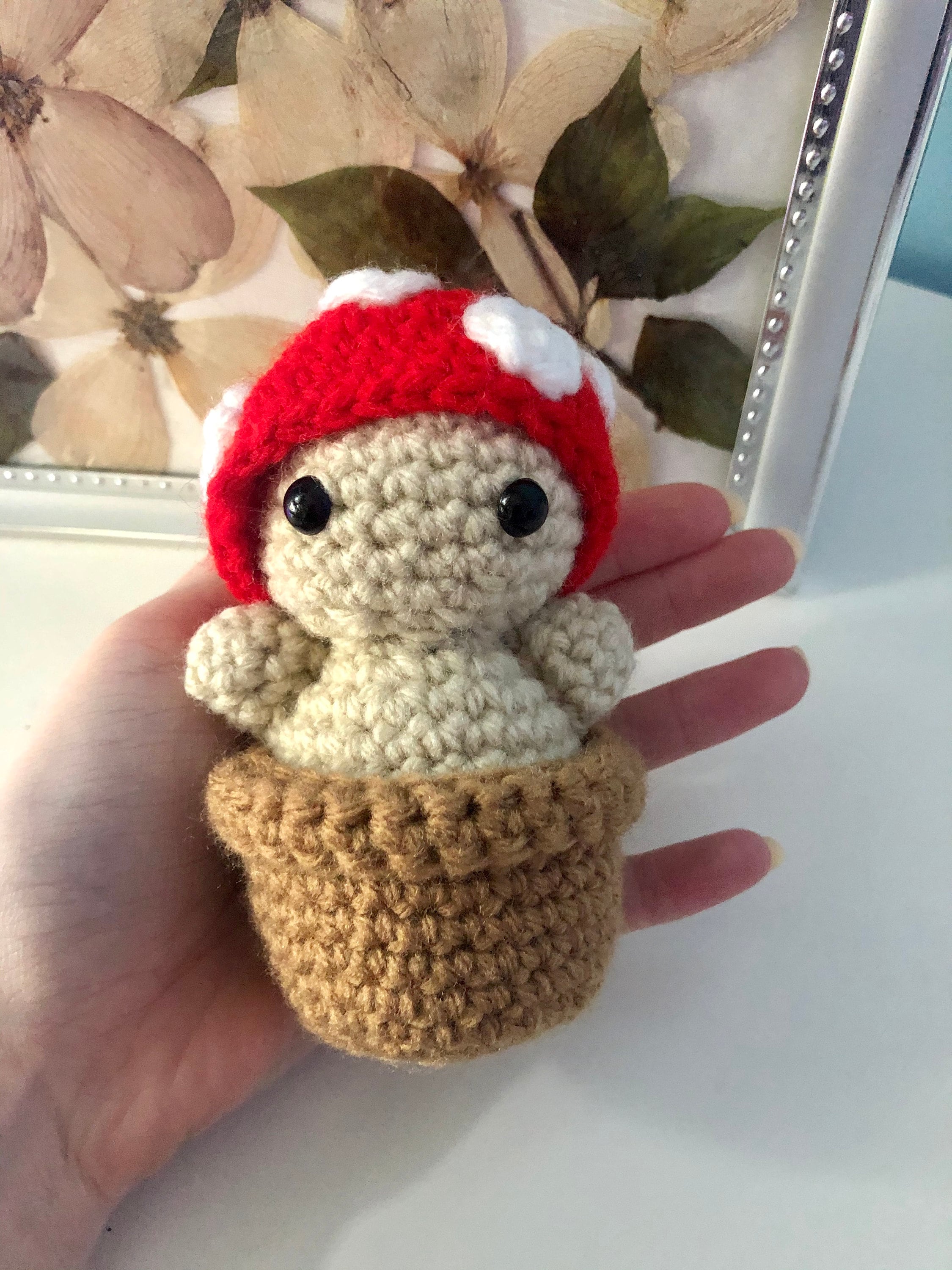 Mushroom Amigurumi Crochet Pdf Pattern Cute Plush Spotted Etsy Diy My