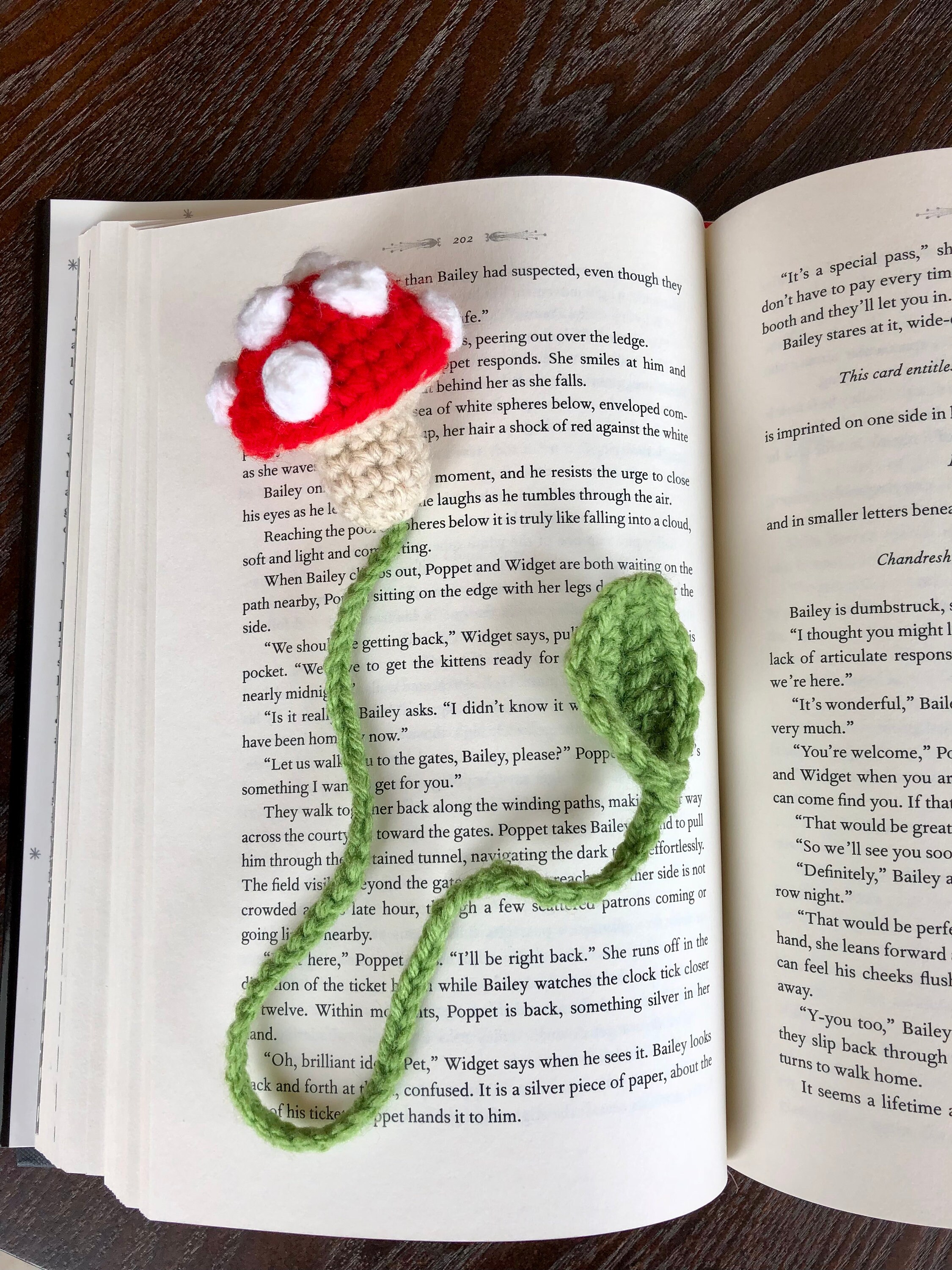 Mushroom Bookmark Crochet PDF Pattern Plush Red Spotted Etsy Canada