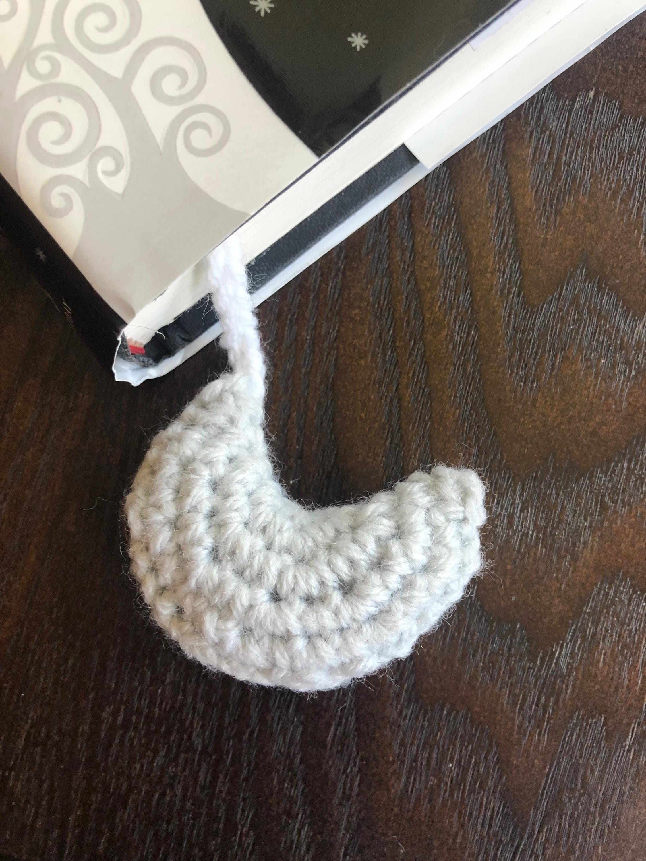 Halloween Crochet Bookmark PDF Pattern Bundle: Bat and Moon, Cauldron ...