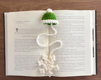 Hat and Snowflake Crochet Bookmark Christmas PDF Pattern