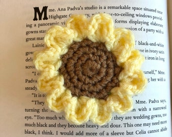 Sunflower Applique Crochet PDF Pattern