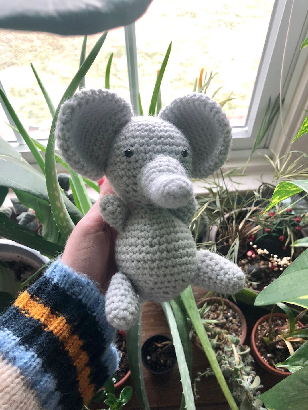 Elephant Amigurumi Crochet PDF Pattern - Etsy