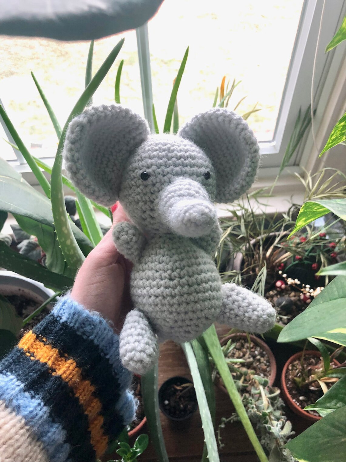 Elephant Amigurumi Crochet PDF Pattern - Etsy