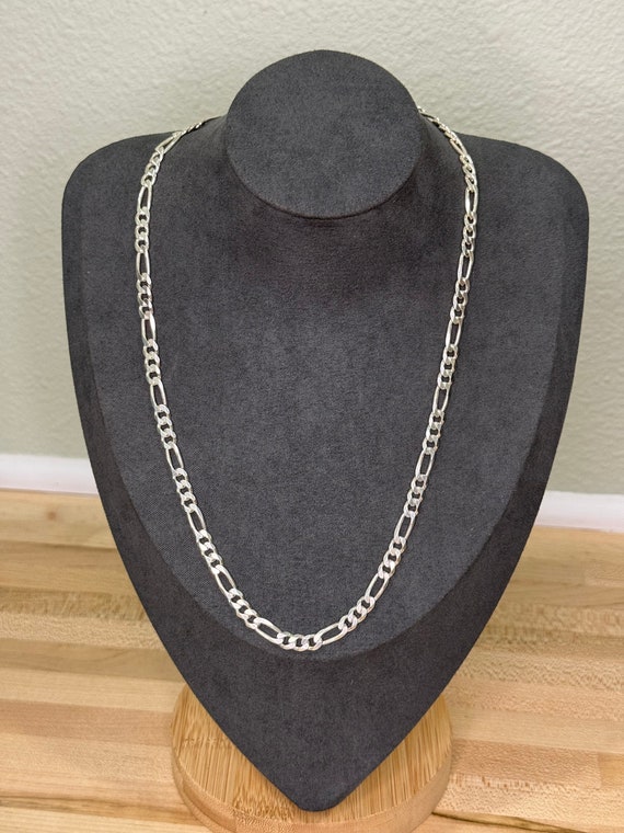 925 Sterling Silver Figaro Chain