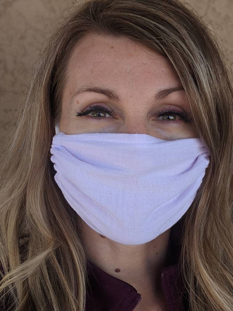 Breathable Lightweight Gauze Face Mask Single Layer With Soft Etsy