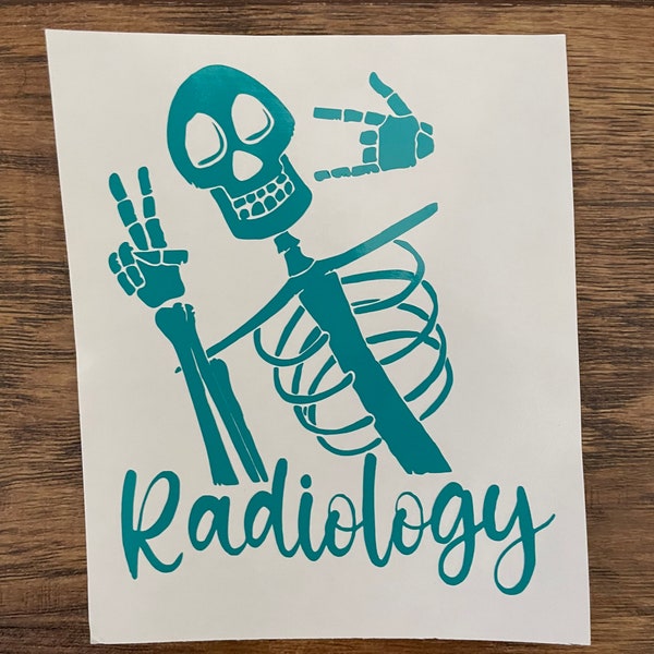 Radiology Decals Etsy