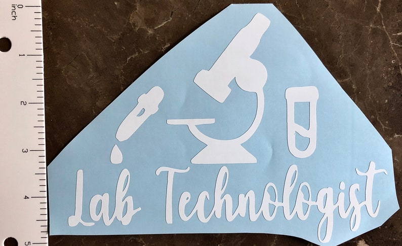 Lab Tech Decal | Etsy