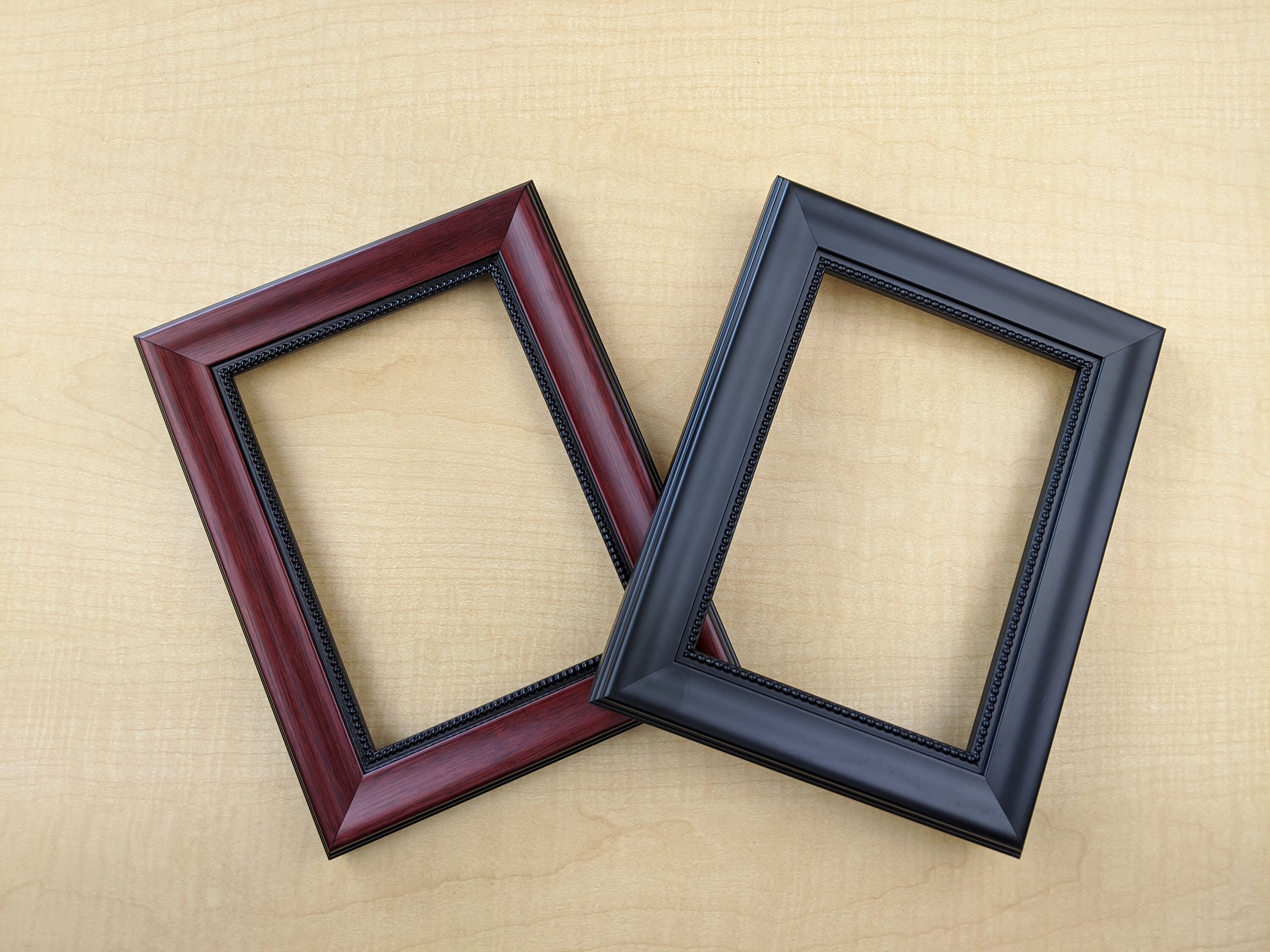 Black & Mahogany frames with beaded lip 5x7 8x10 8.5x11 11x14 Etsy