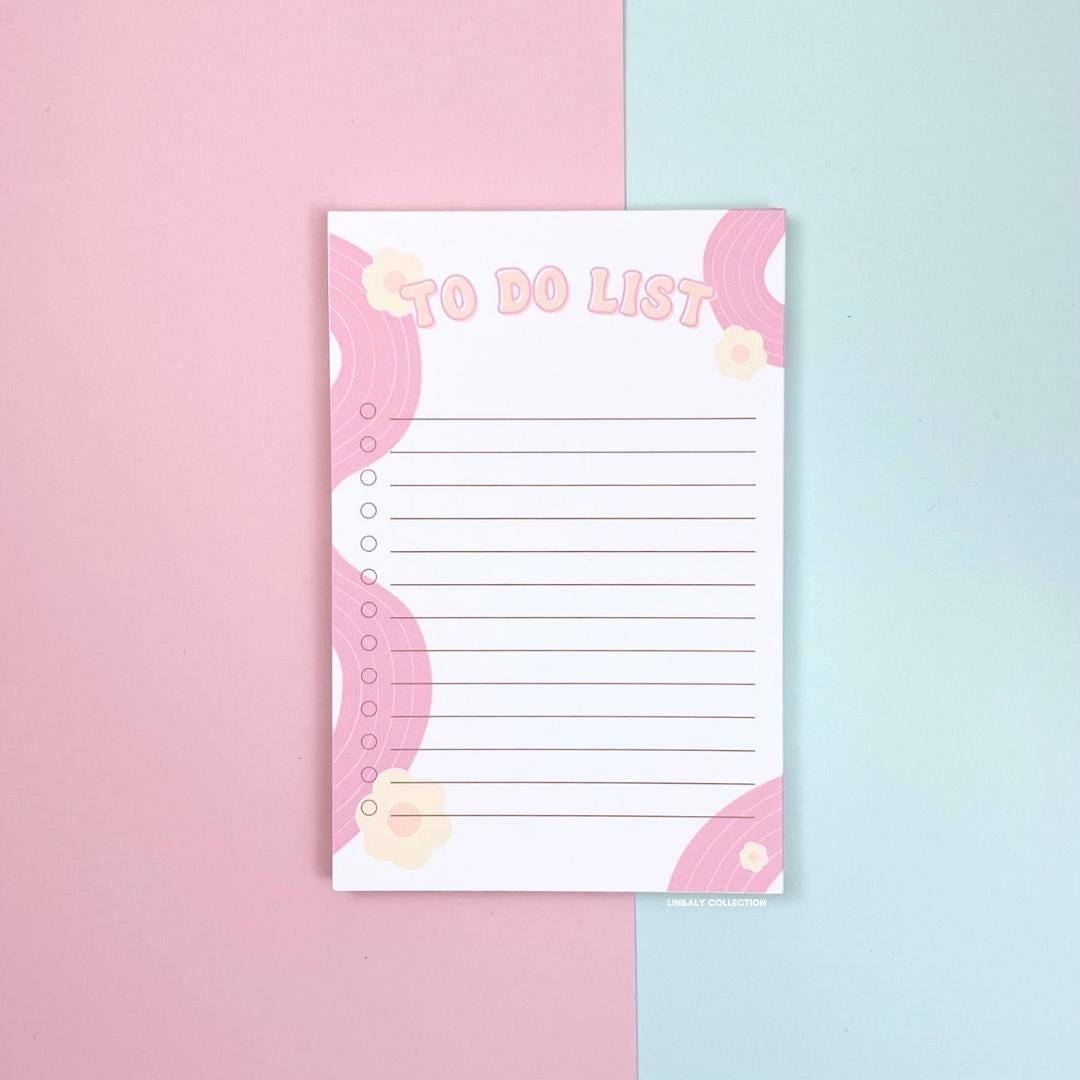 To Do Checklist Handmade Notepad, Tear Away Notepad, Stationery, Memo ...