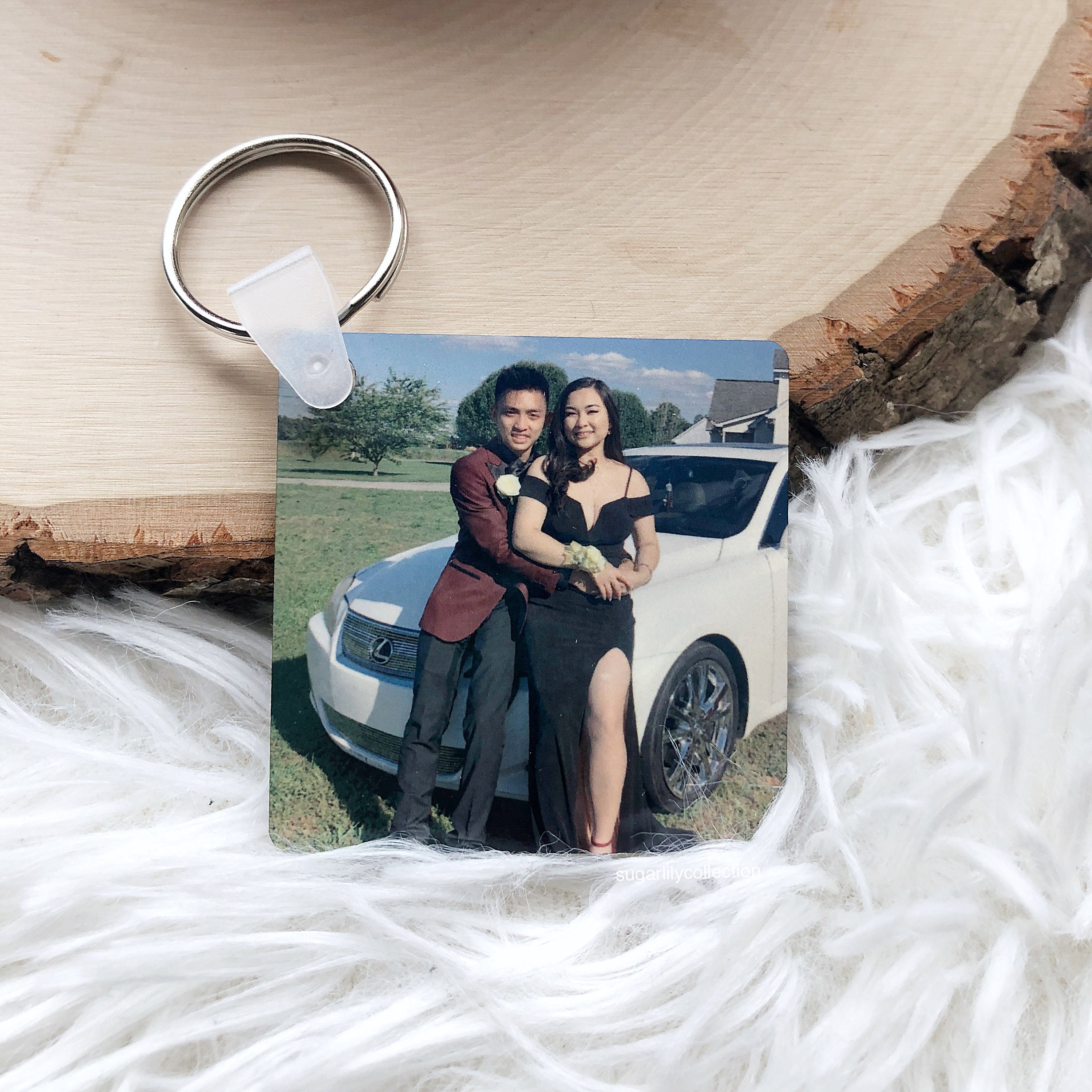 Sublimation Custom Photo Keychain Personalized Keychain Etsy