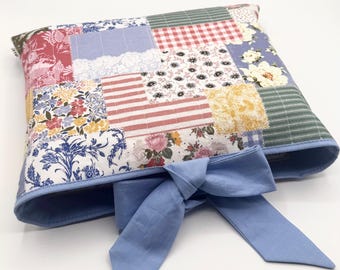 Quilted Bible Sleeve / Book Sleeve || Multicolor Patchwork