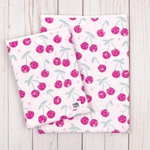 Disco Cherry Tablet Sleeve || Book Sleeve, E-Reader Cover, Tablet Protection, Kindle, iPad Sleeve, Padded Tablet Sleeve