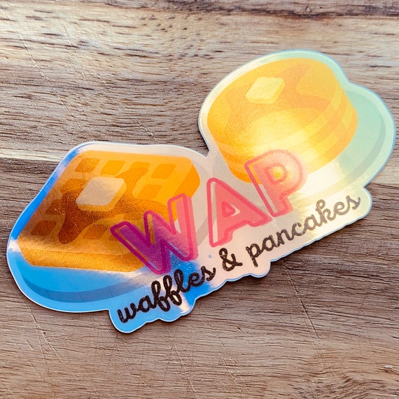 Wap Sticker Waffles And Pancakes Cardi B Megan Thee Etsy