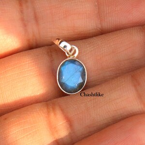 Blue Fire Labradorite Gemstone Handmade 925 Sterling Silver Pendant Vintage Labradorite Jewelry Pendant Gift For mother&#39;s Day Unique Gift