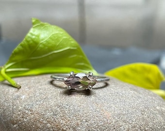Ametrine Gemstone Ring: Marquise Cut, 925 Sterling Silver