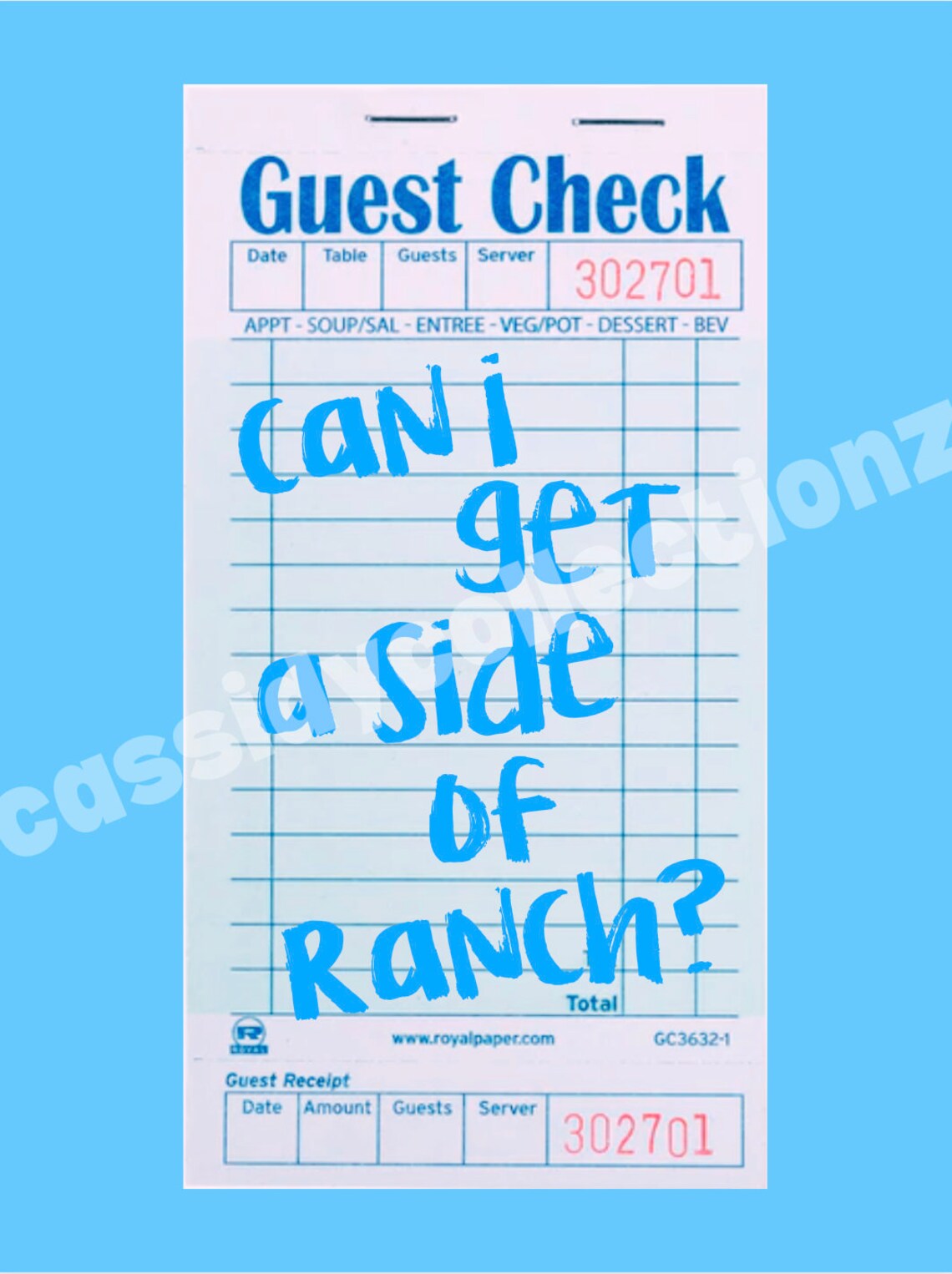 Preppy Guest Check Poster Set of 8 Etsy