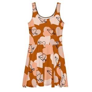 Hearts and Arrows Skater Dress