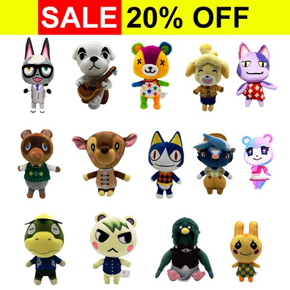 Animal Crossing Raymond Tom Plush Acnh New Horizons Brewster Etsy