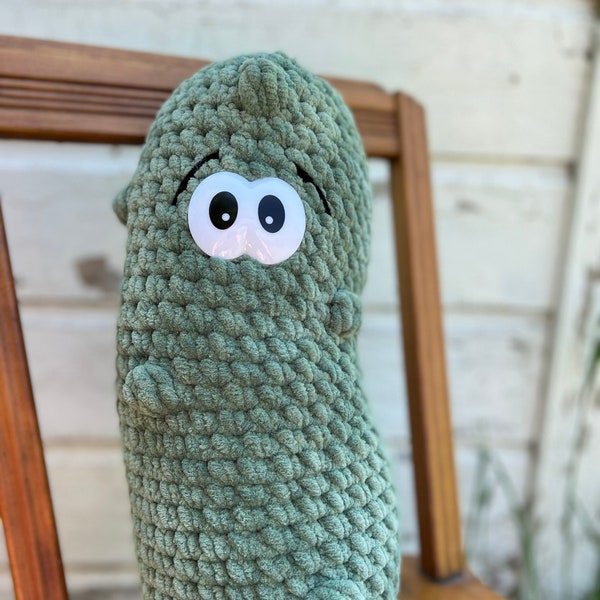 Emotional Support Pickle, Plushie Pickle, Pickle Pillow, Stuffed Pickle, food decor