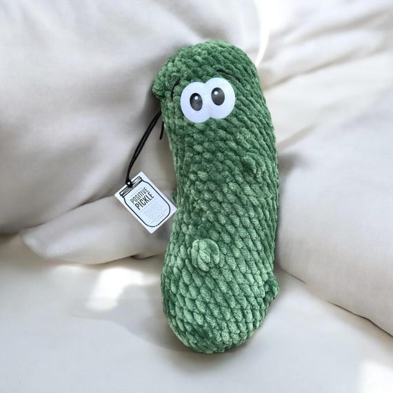 Jumbo Emotional Support Pickle, Positive Pickle, Plushie Pickle
