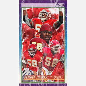 Derrick Thomas Digital HD iPhone Wallpaper | Kansas City Chiefs