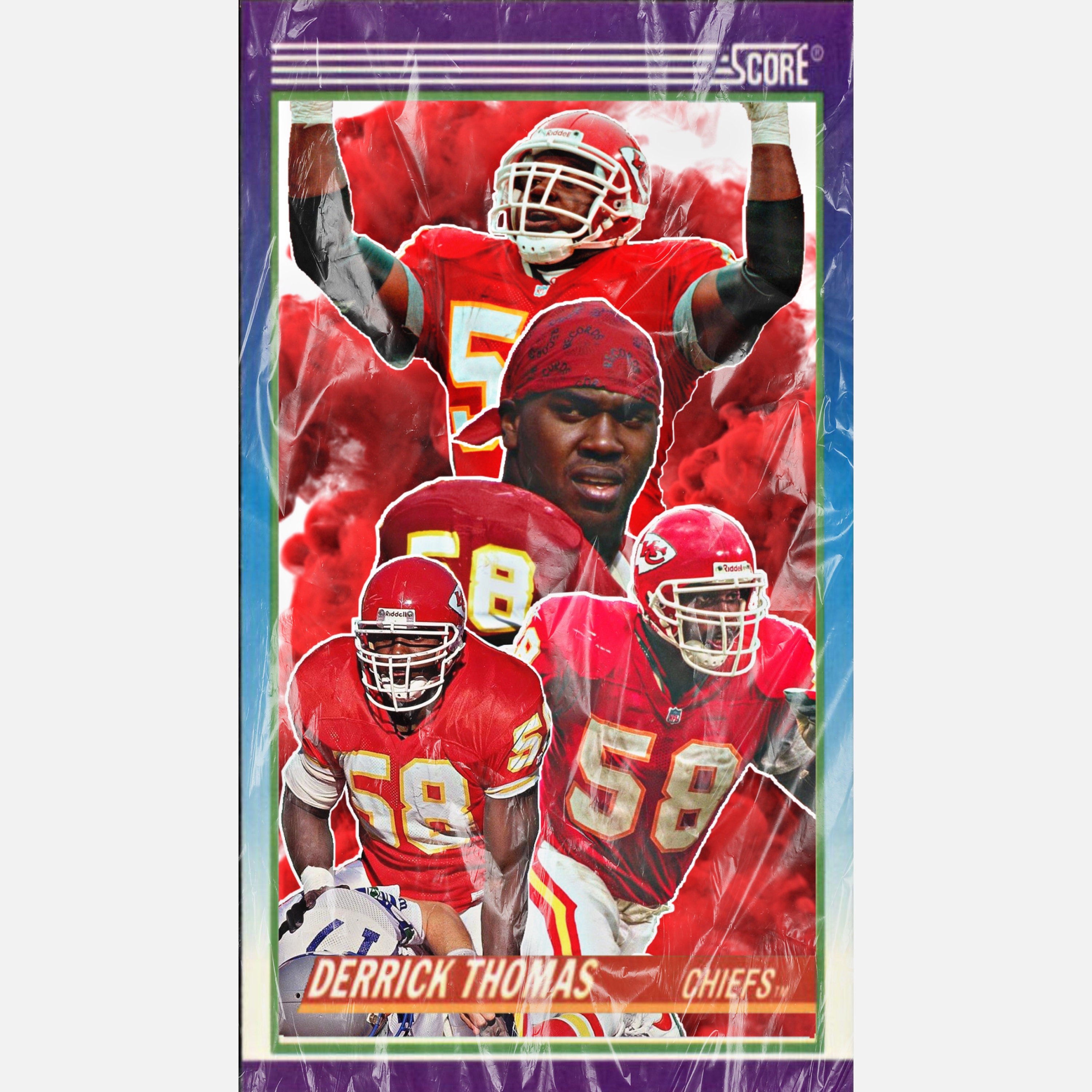 Derrick Thomas Digital HD iPhone Wallpaper Kansas City 