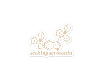 Seeking Serotonin | Bubble-free stickers