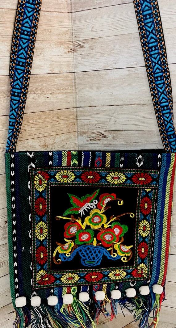 Mexican Artesanal Knitted Bag Bolsa Artesanal Tejida Mexicana Etsy Finland