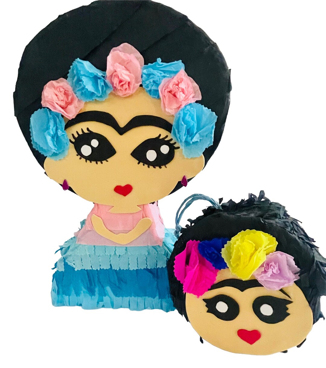 Mexican Loteria Piñatas Frida Kahlo Mexican Piñatas Etsy