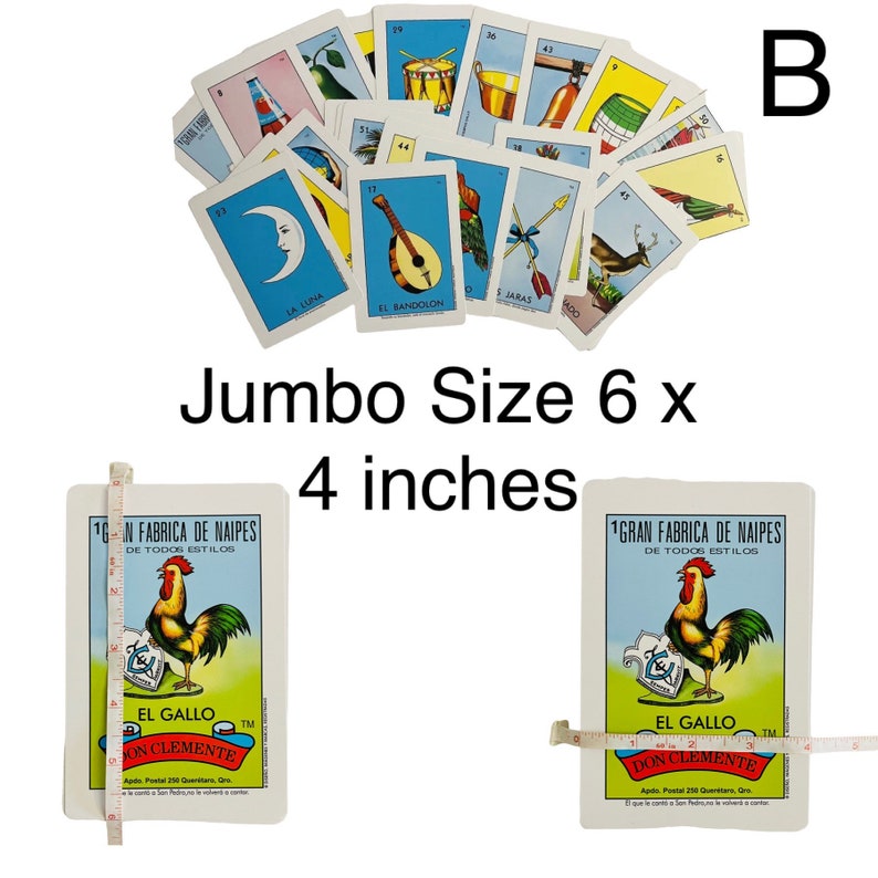 Mexican Loteria Cards Laminated Cartas De Lotería Laminadas Etsy